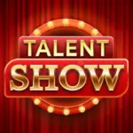 Red-curtains-talent-show-with-lights
